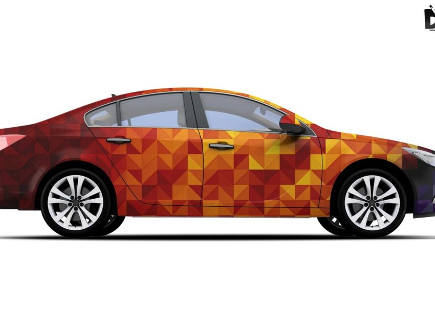 Free PSD Mockups 8 Mock-up Sedan
