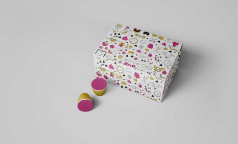 Free Mock-ups Coffee Box