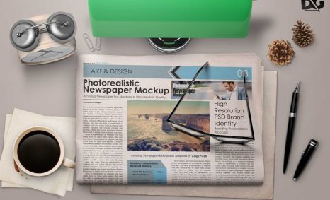 Download Free Morning Newspaper Mockup 14 News Paper Mockup