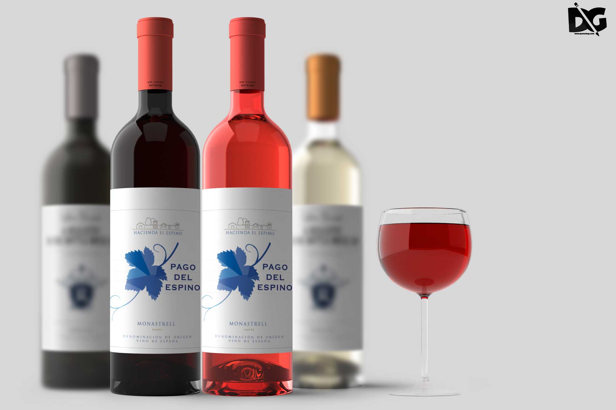 Free Multiple Bottle Label Mockup Download 17 Bottle Label Mockup