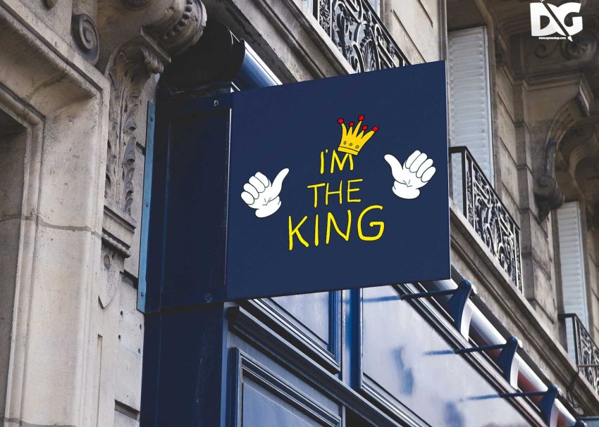 Free Nice Signage PSD Mockup
