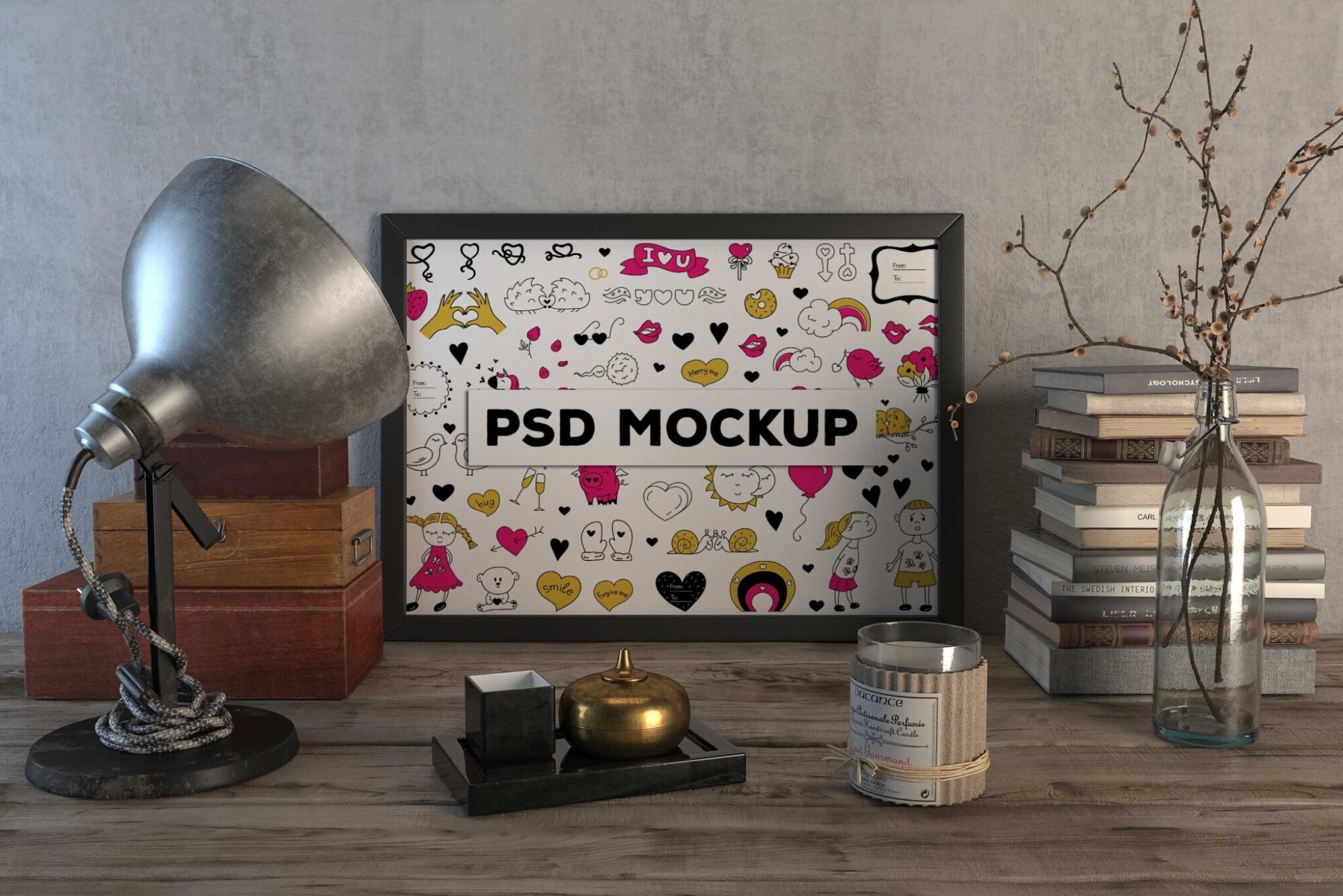 PSD Poster Mockup