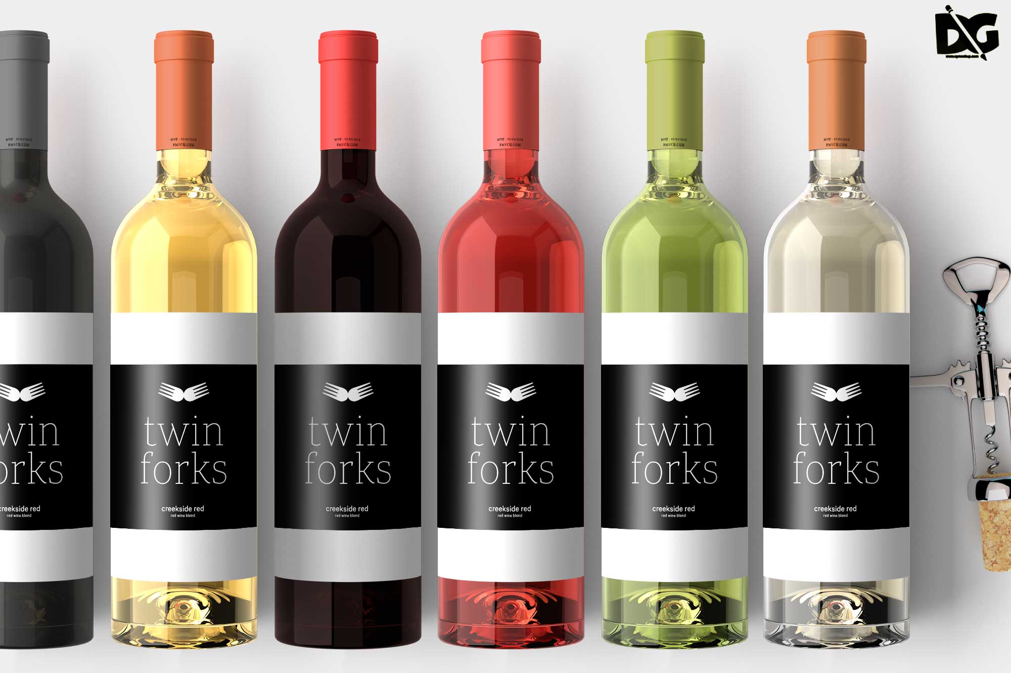 Download Free Wine Bottle Mockup PSD 1 PSD Bottle Mockup