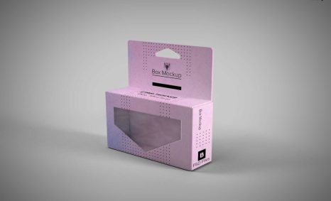 Free PSD Box Baby Packaging Design Mockup