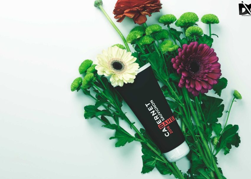 Plastic Flowers Mockup