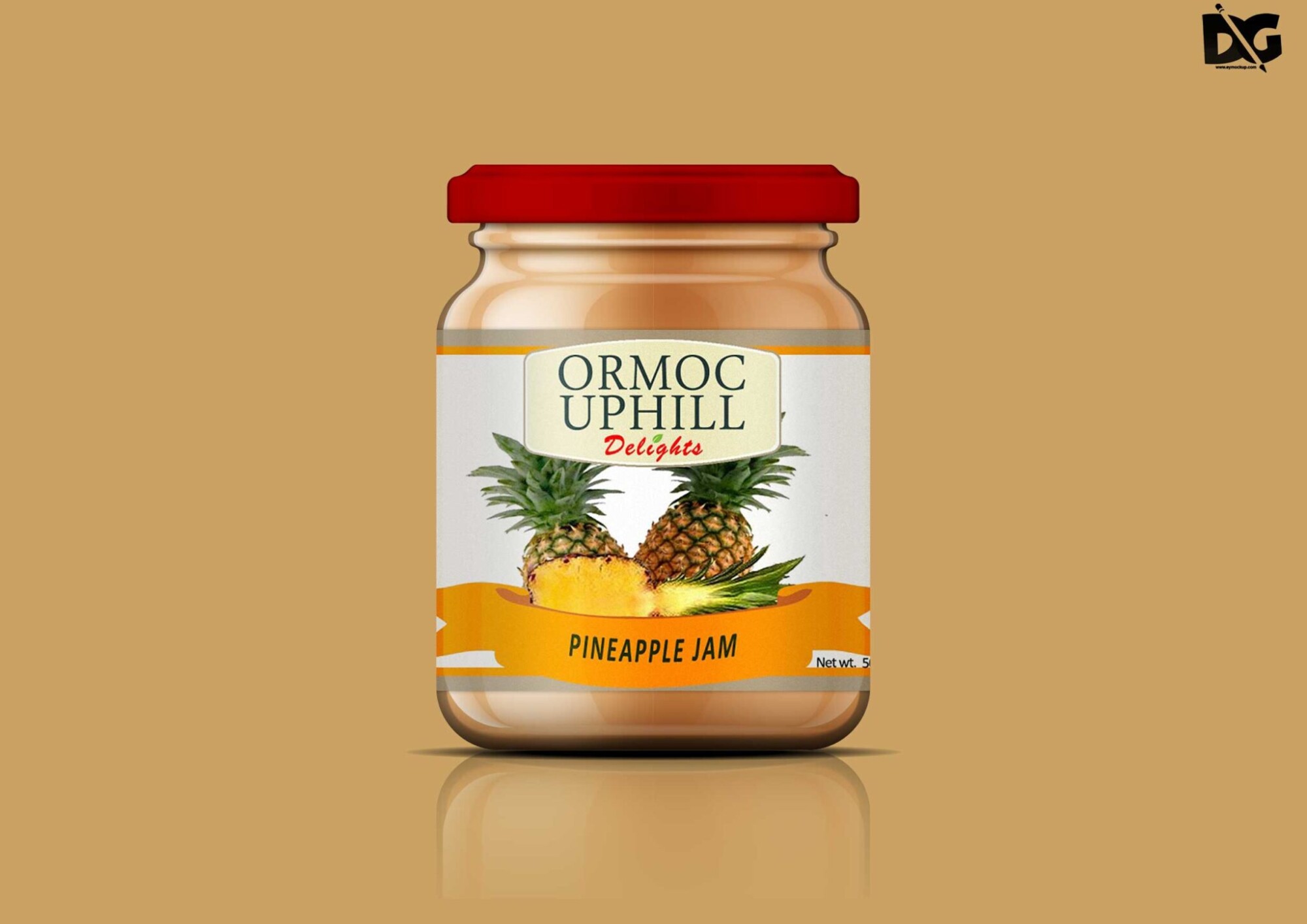 Jar Label Mockup