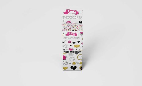 Free Premium PSD Box Design Mockup