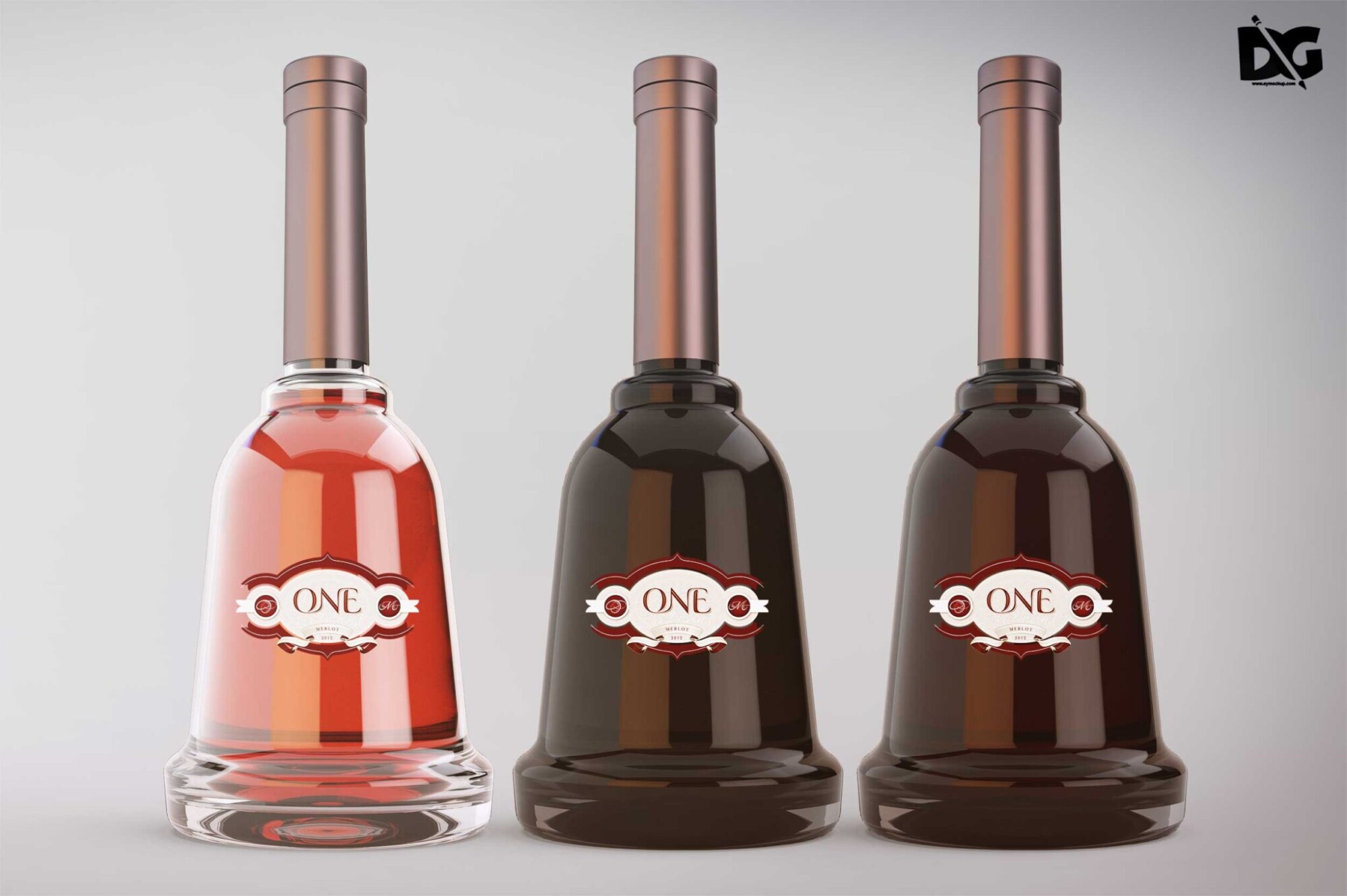 Download Free Wine Label Mockup 12 Label PSD Mockup