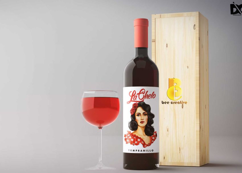 Free PSD Mockups 8 Wine Packaging Mockup