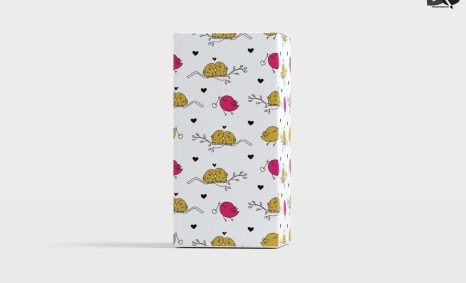 Free Rectangle Standing Box PSD Design Mockup Behance