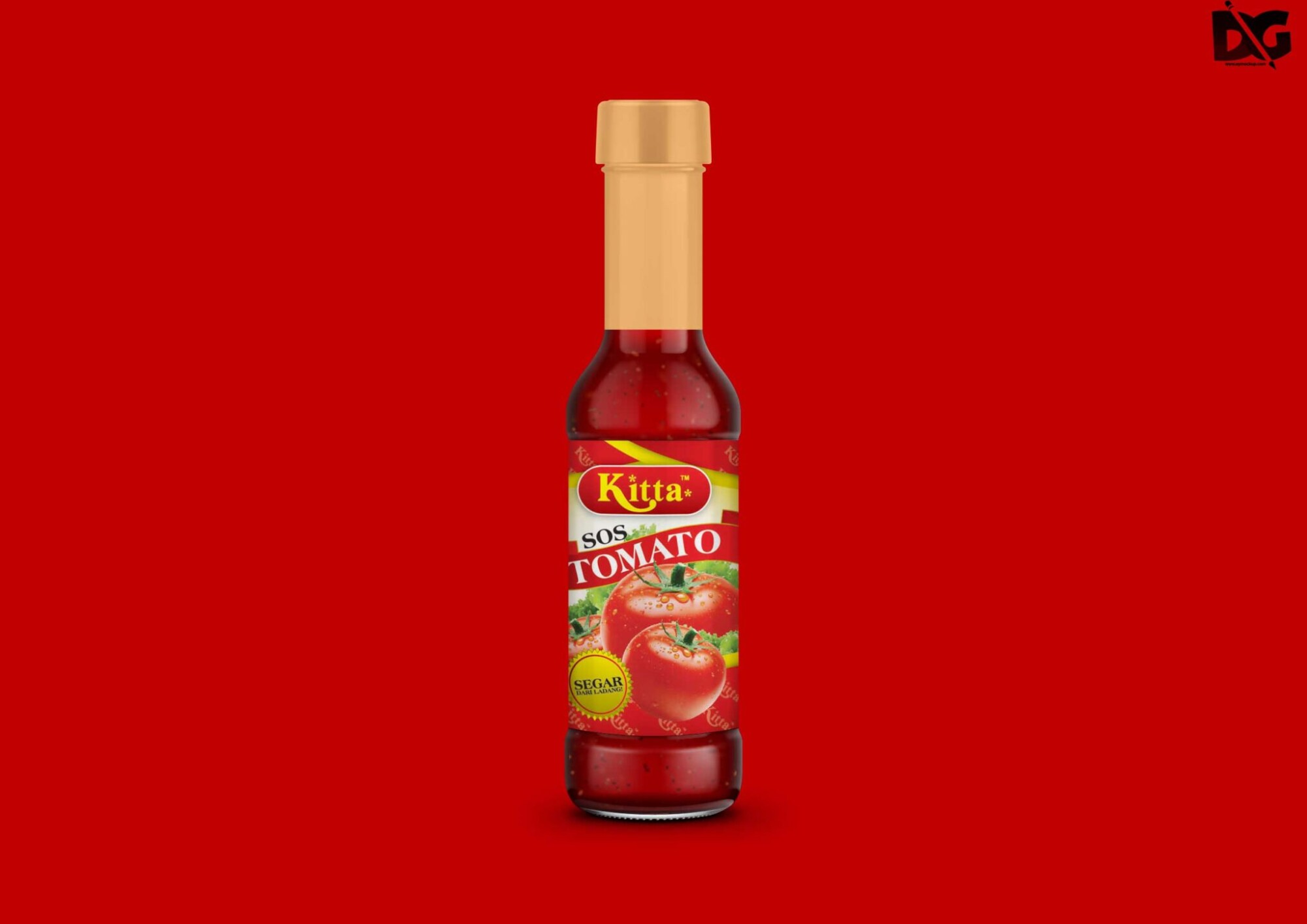 Free Red Chili Sauce Bottle Mockup 17 Bottle PSD Mockup