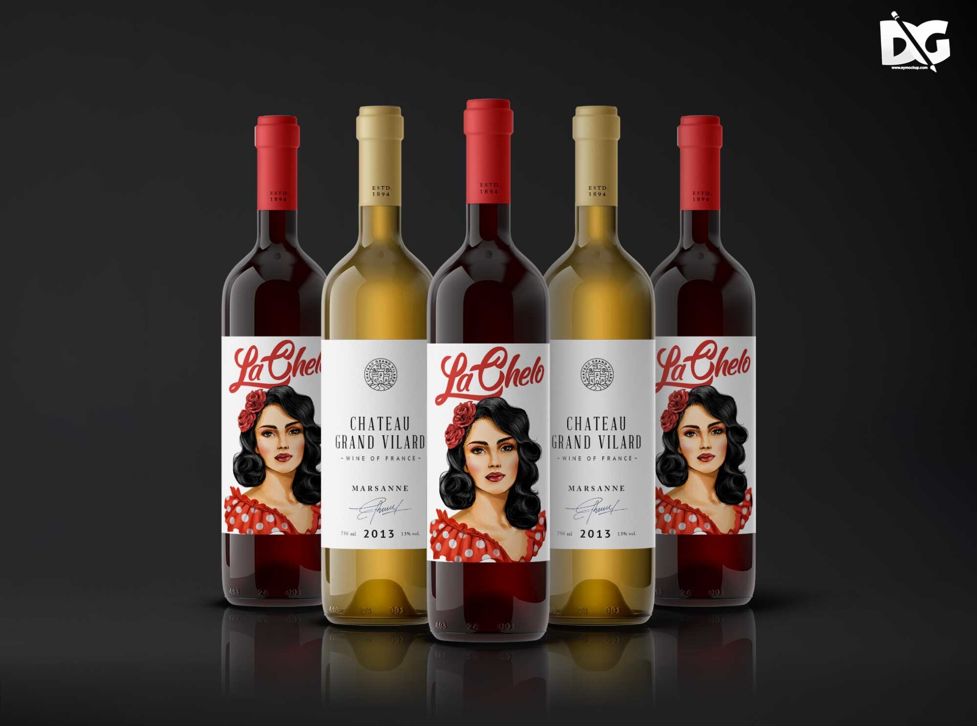 Download Free Bottle Label Mockup 1 Bottle Label Mockup