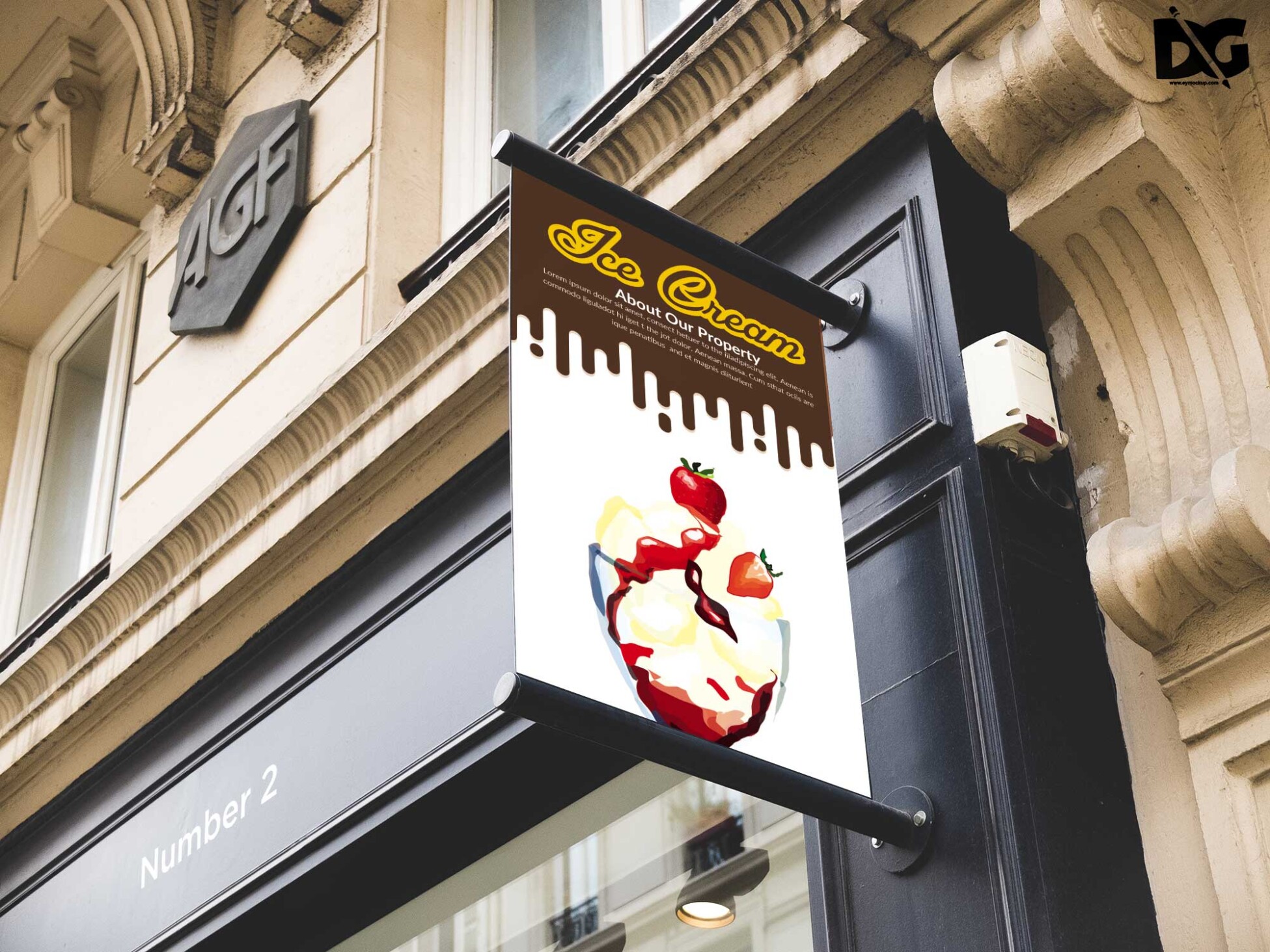 Download Free Rollup Sign Mockup 2 Rollup Sign Mockup