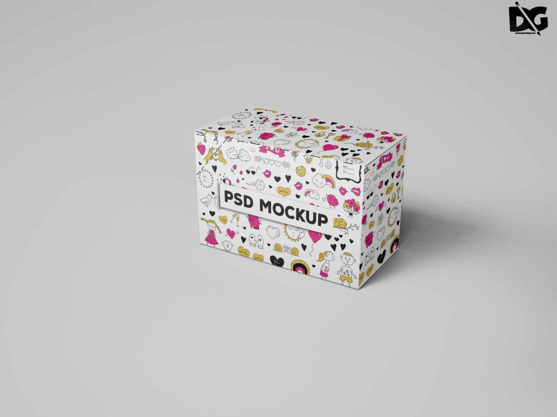 Box Label Mockup