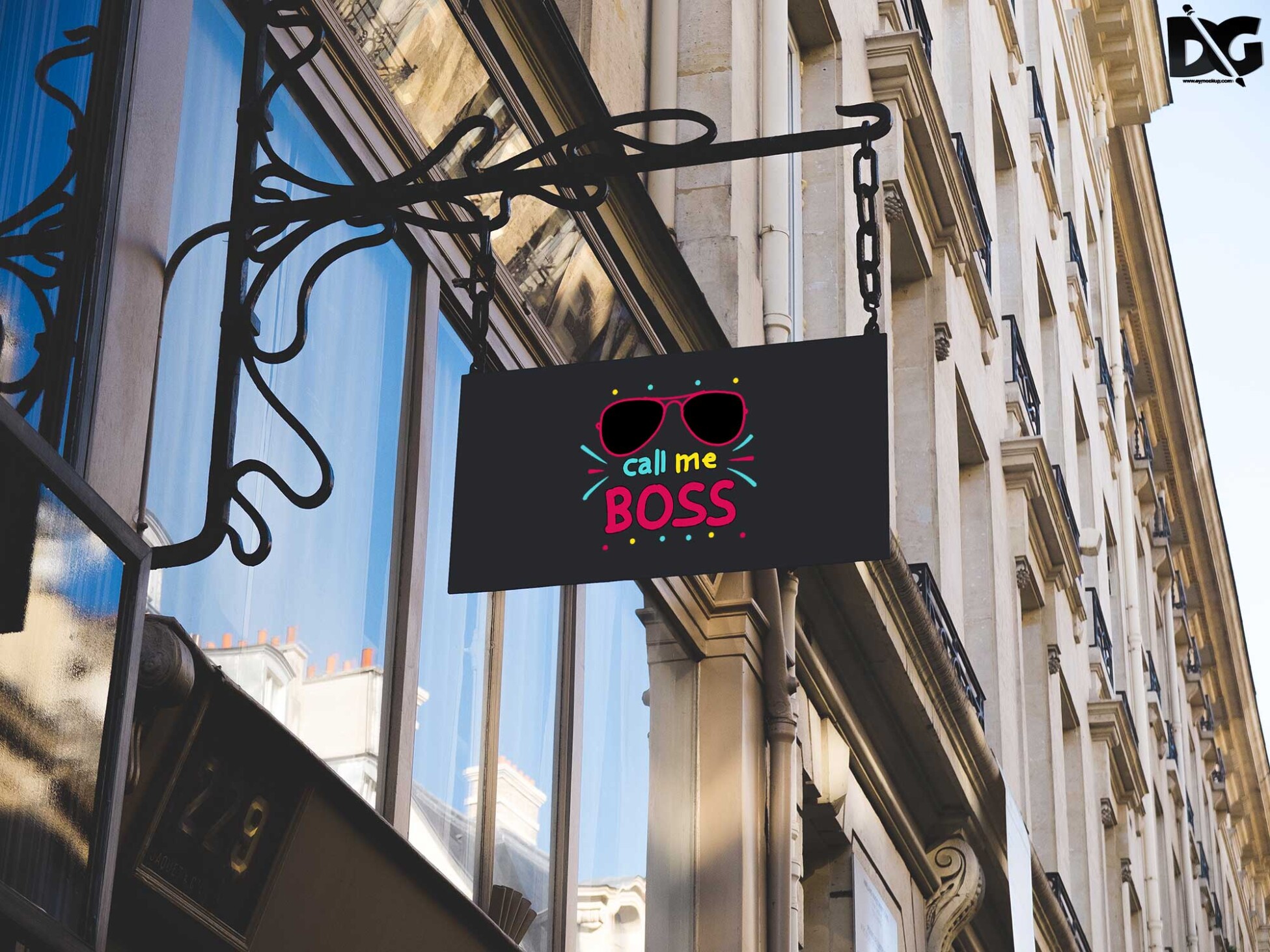 Shop Signs Mockup