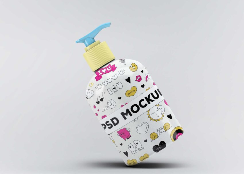 Free PSD Mockups 3 Free Cosmetic Bottle Mockup