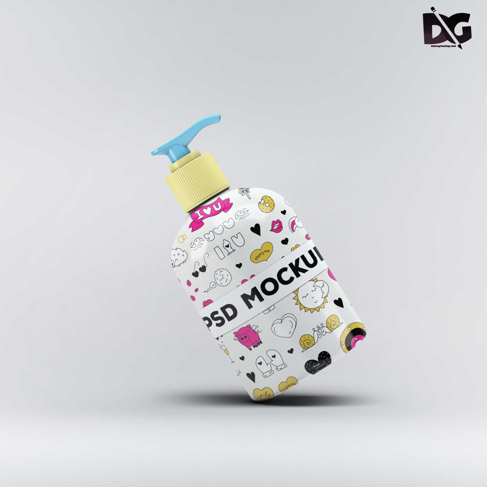 Free Tilt Cosmetic Bottle Mockup Download 11 Free Cosmetic Bottle Mockup