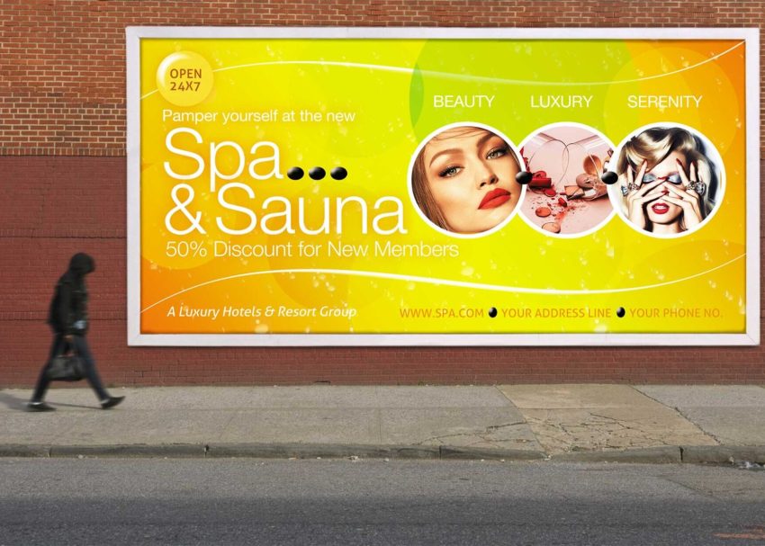 Horizontal Billboard Mockup