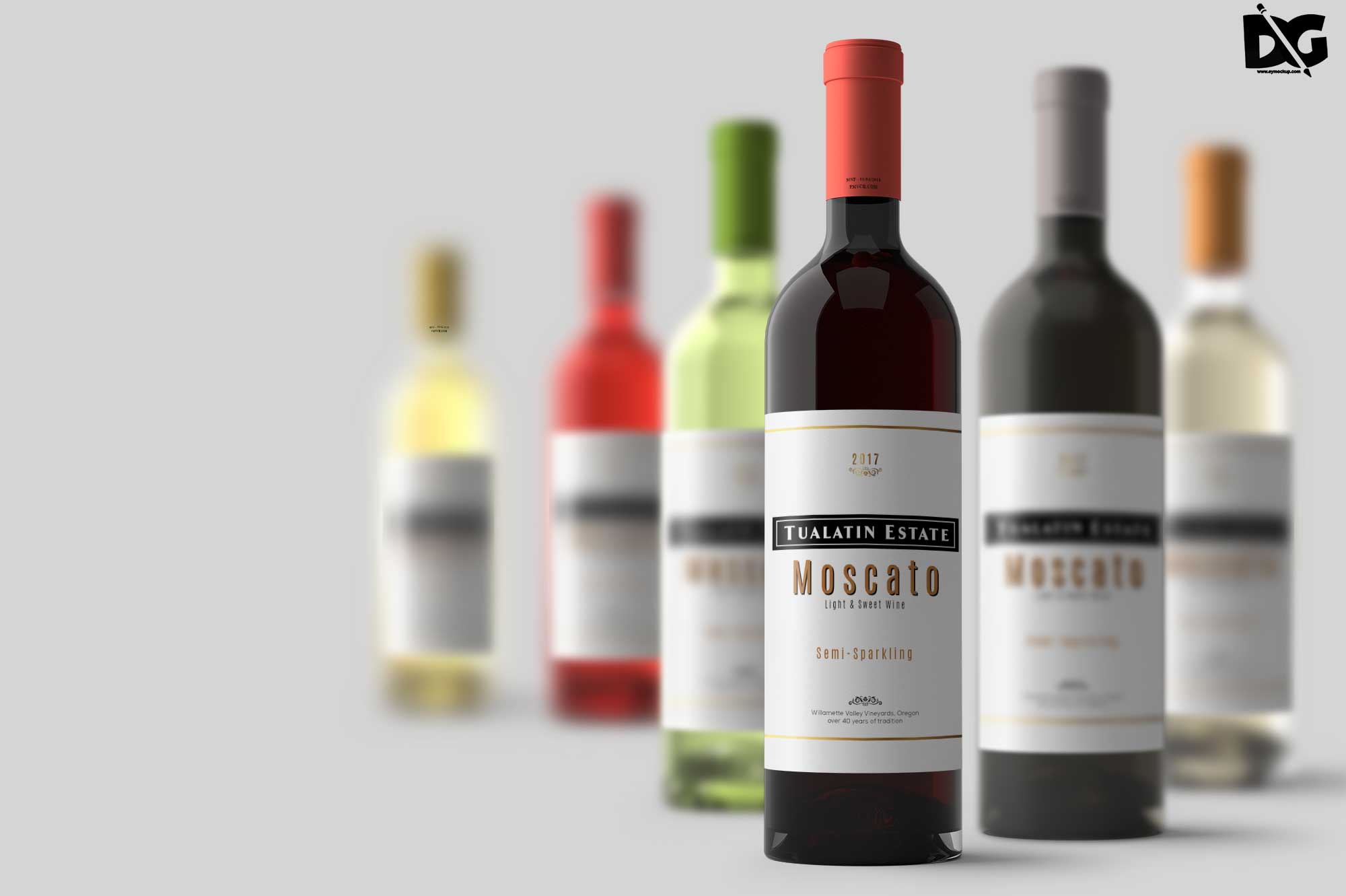 Download Free Wine Label Mock-up 11 Wine Label Mock-up