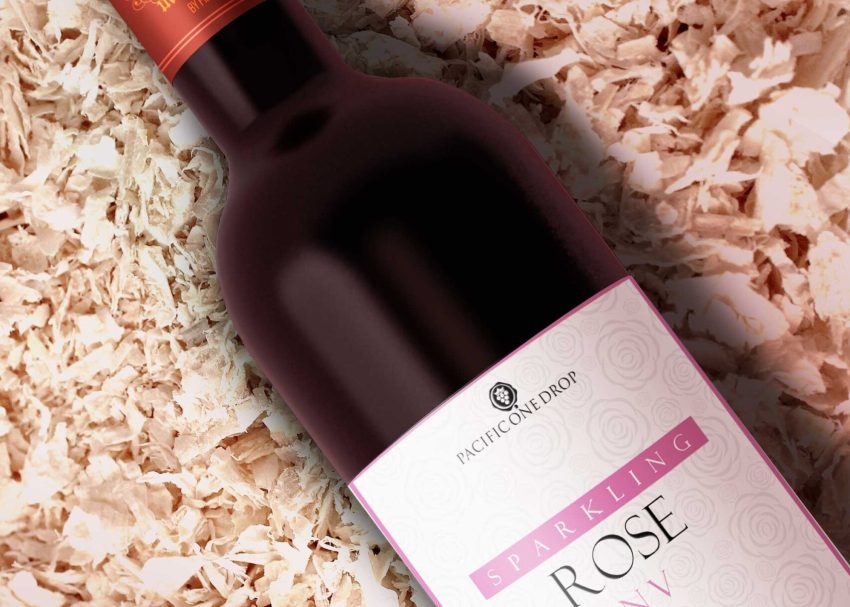 Free PSD Mockups 1 Bottle Label Mockup