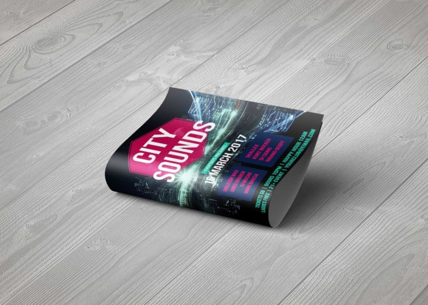 Free PSD Mockups 3 Postcard PSD Mockup