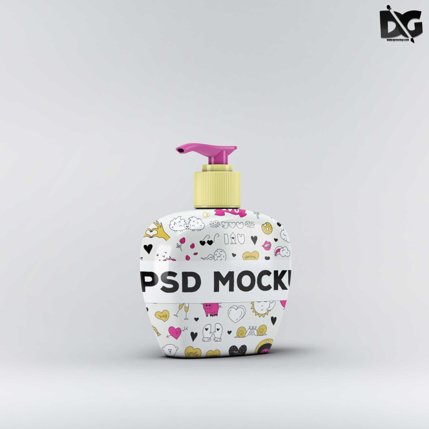 Cosmetic Bottle Mock-up