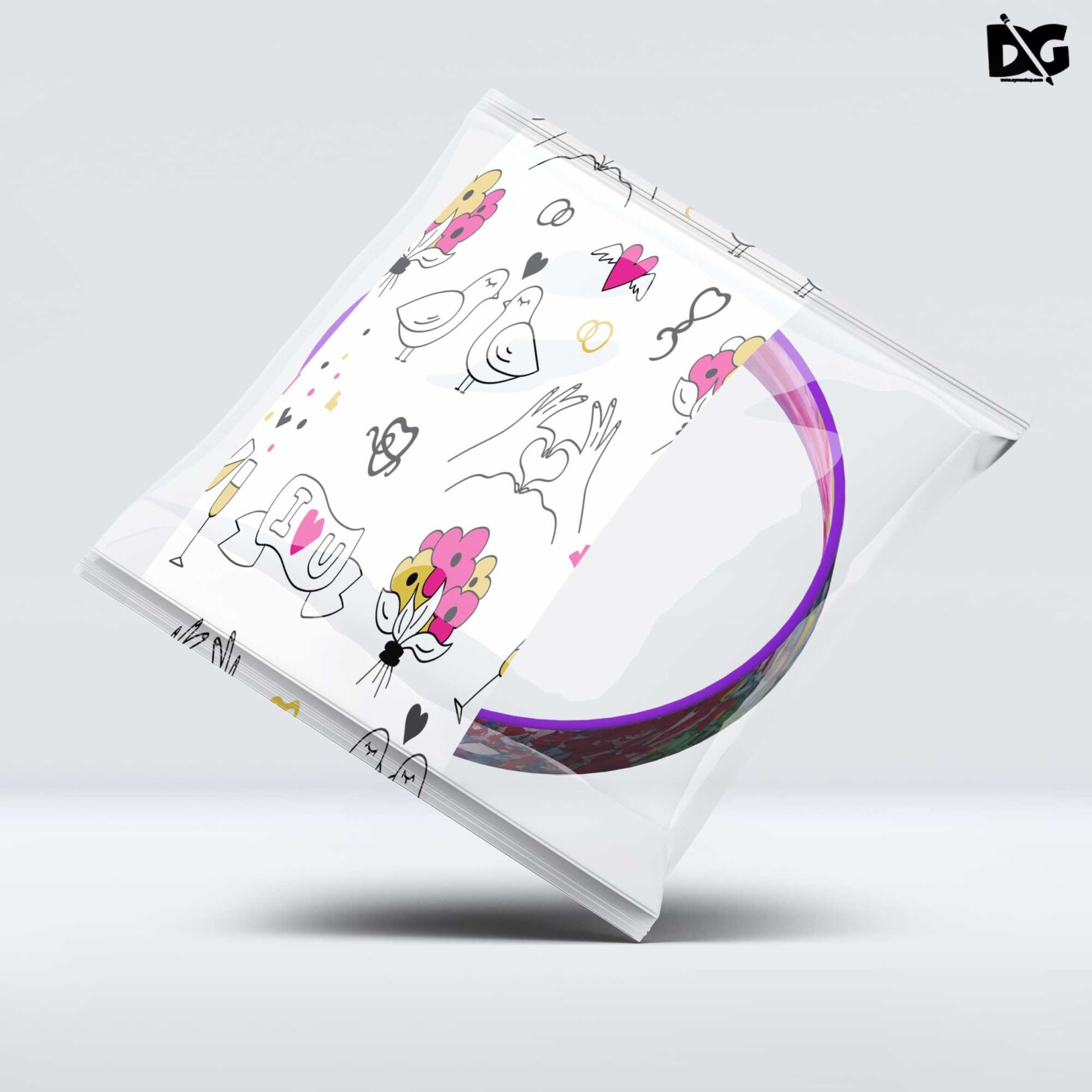 Wristband Packet Mockup