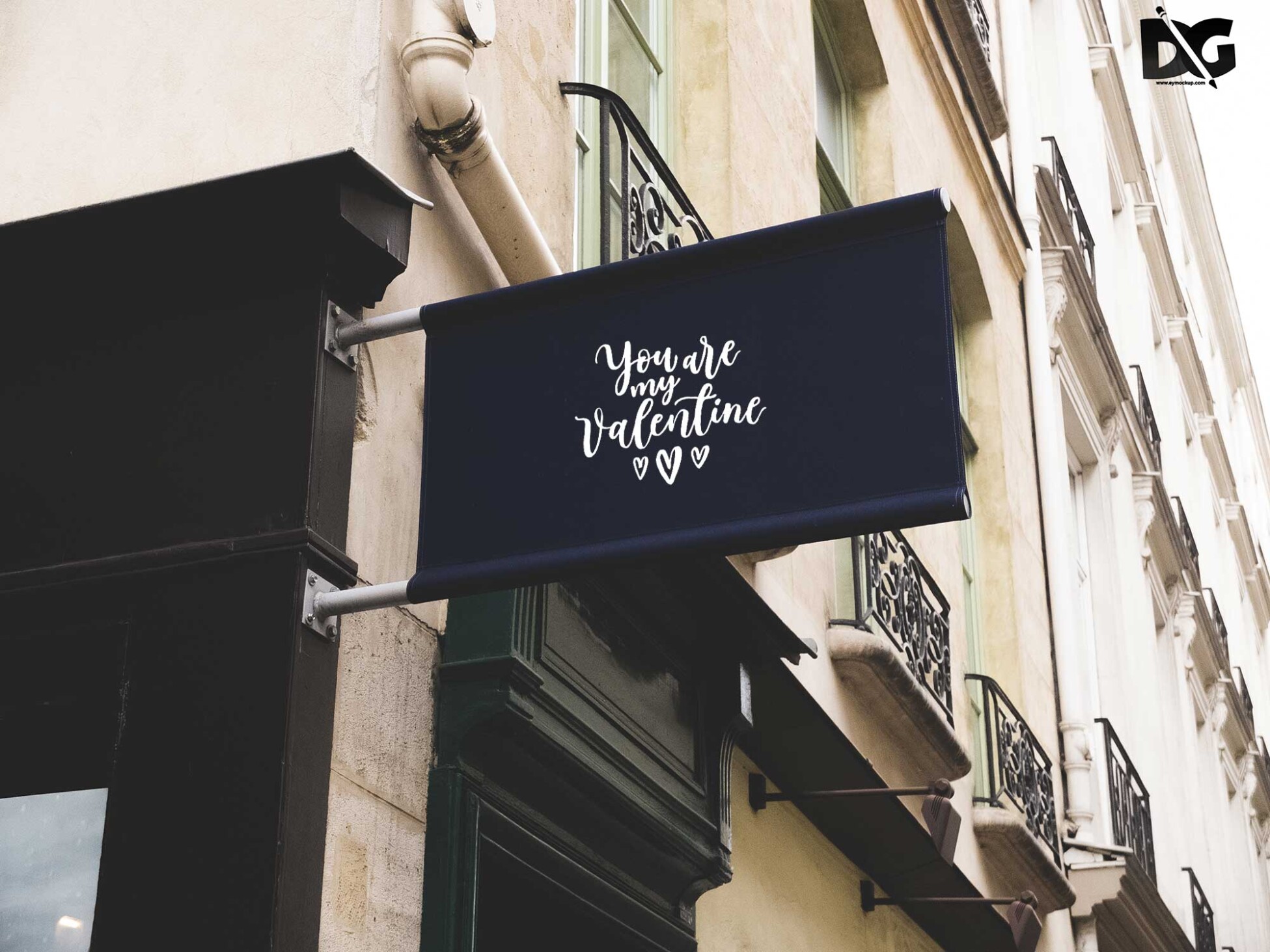 Free Outdoor Sign Mockup for Logos 6 Outdoor Signs Mockups