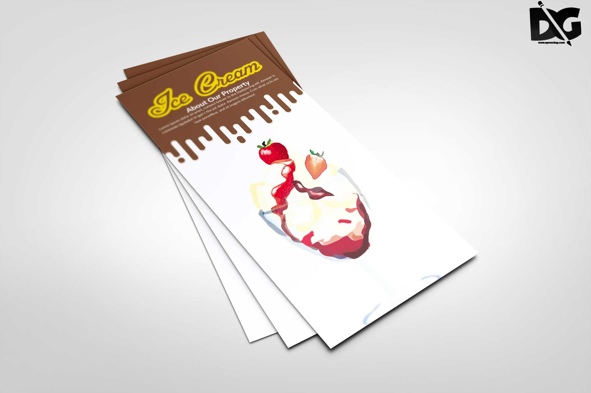 Download Free Rackcard PSD Mockups 6 Rackcard PSD Mockups