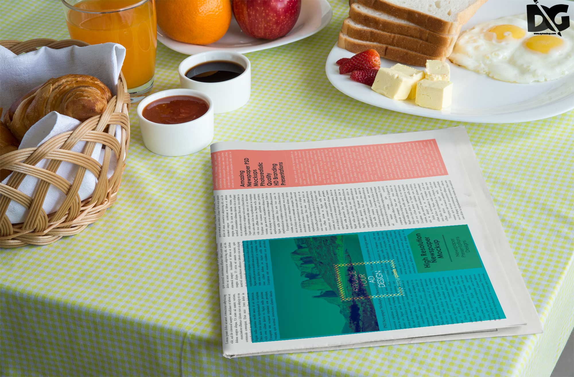 Newspaper PSD Mockups