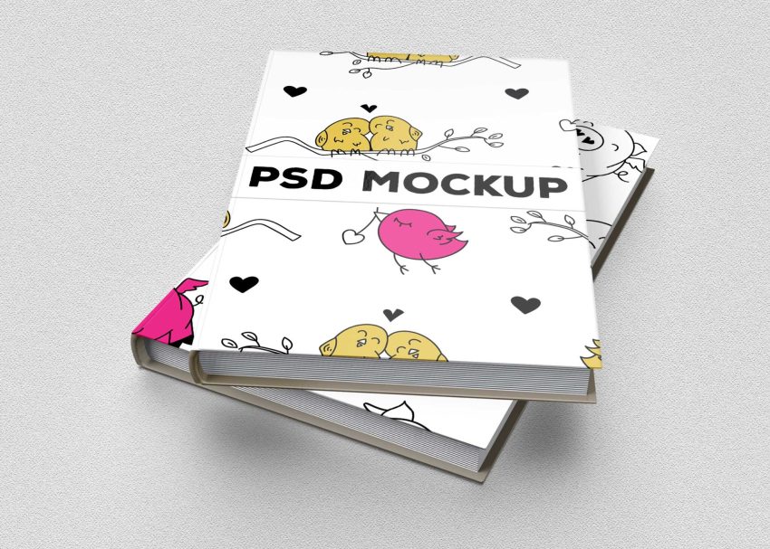 Free PSD Mockups 2 Free Book Cover Mockup