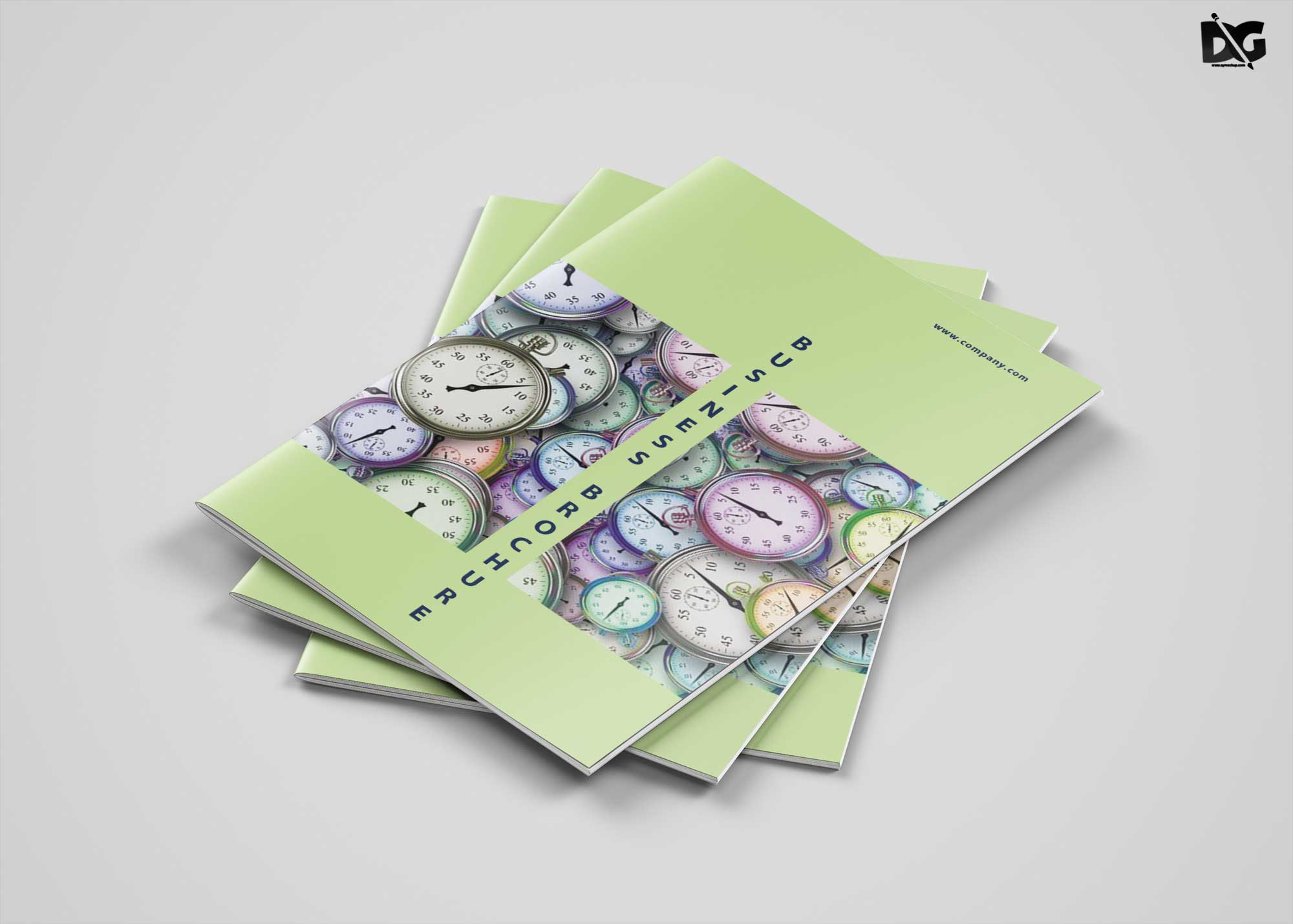 Free Creative Front Bi-Fold Brochure Template