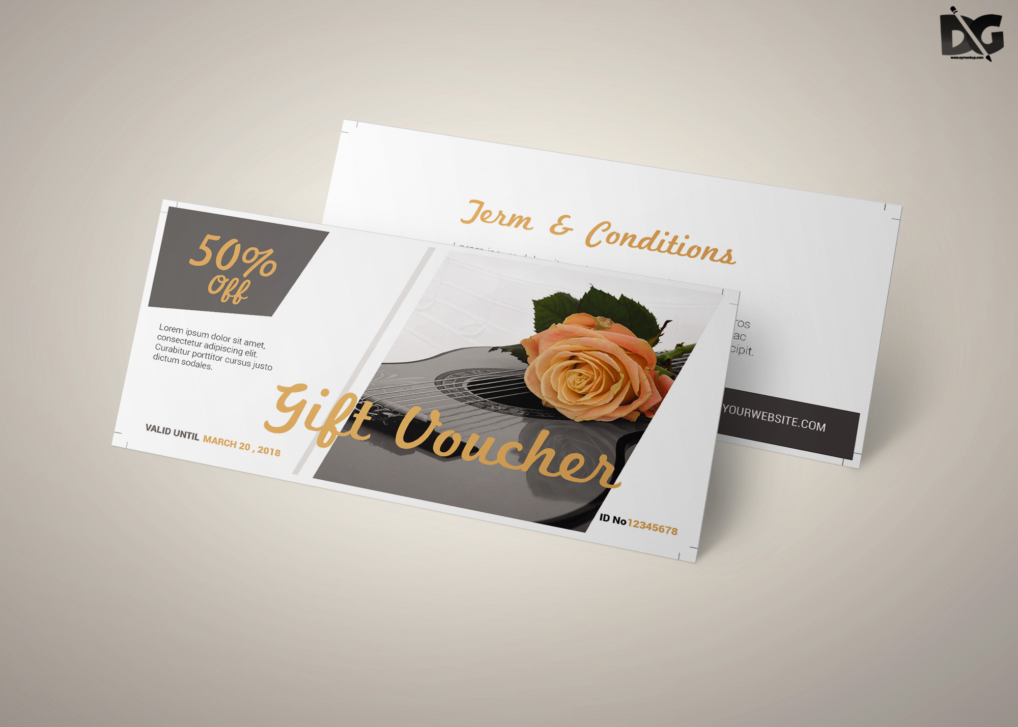 Free Download Flower Shop Voucher Template