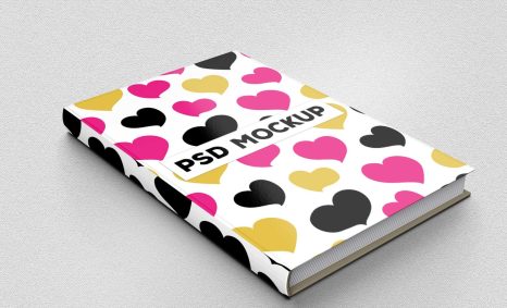 Free Download Hardbook Cover Mockup
