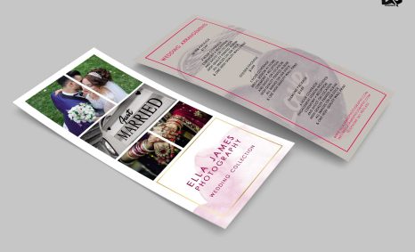 Free Download Just Marriage Rack Card Design
