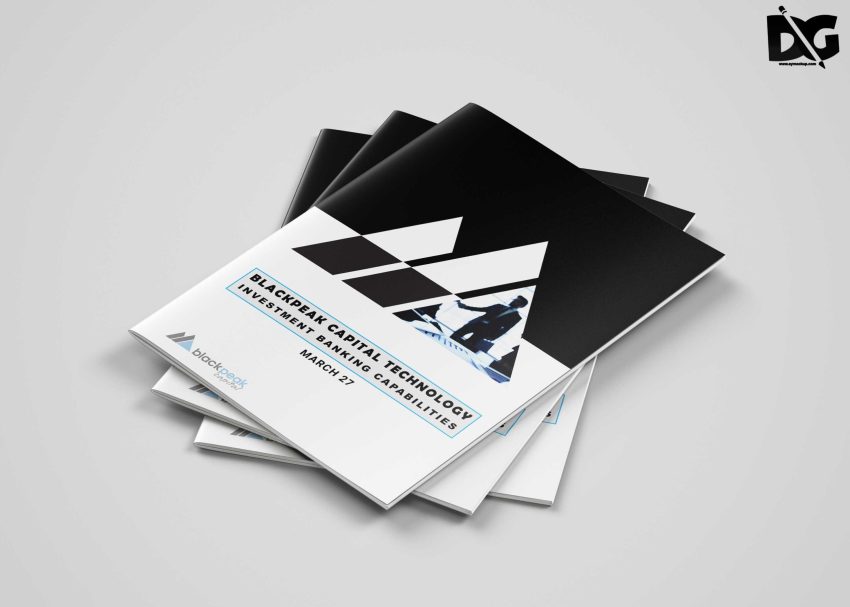 Free Download PSD Business Brochure Bi-Fold Template
