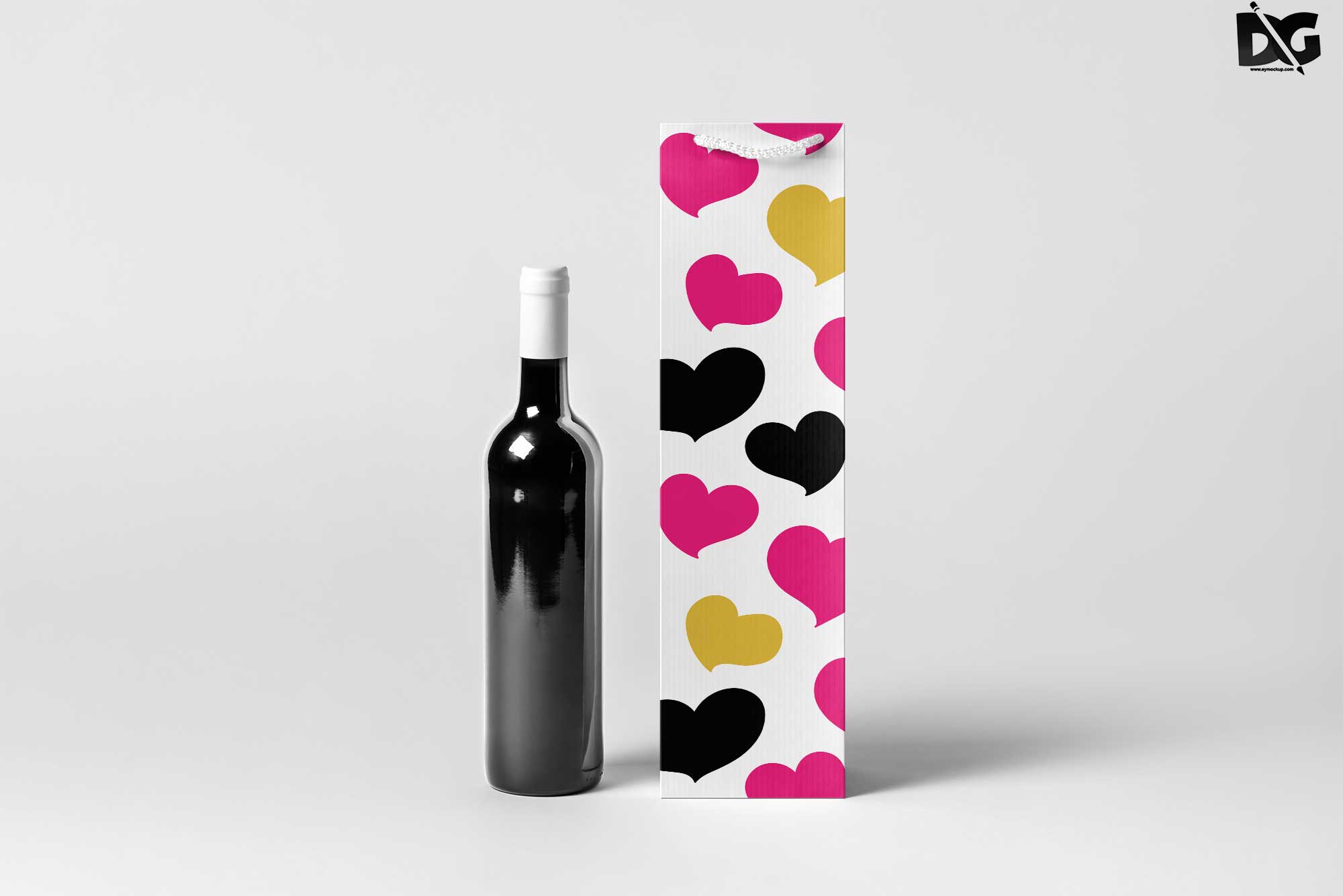 Free Black Wine Packaging Mockup Download 1 Free Wine Packaging Mockup