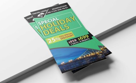 Free Download Tri-Fold Trvel Brochure Template