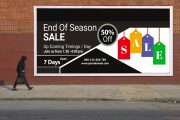 Free End of Sale Billboard PSD Template