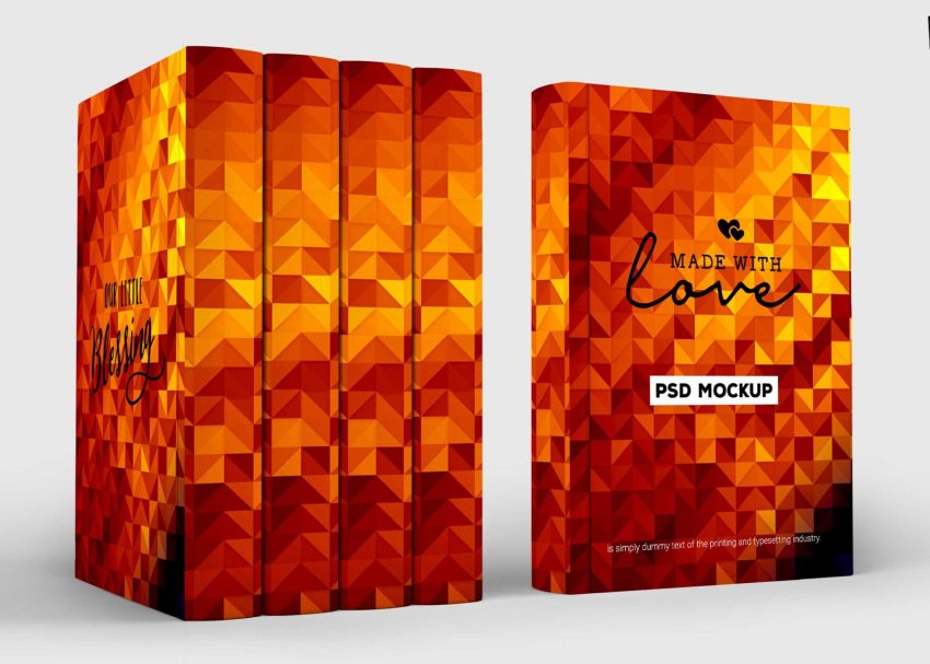 Free PSD Mockups 7 Free Hardcover Book Mockup