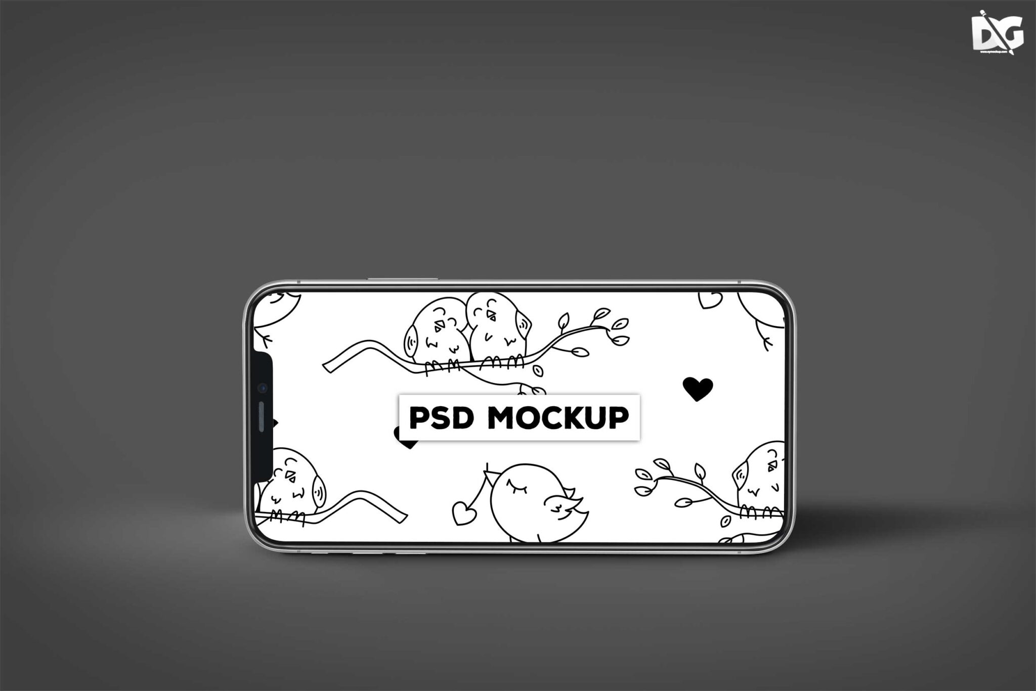 Download Free Horizontal iPhone Mockup 10 Free Premium iphone X mockup