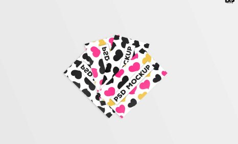 embossed business card mockup