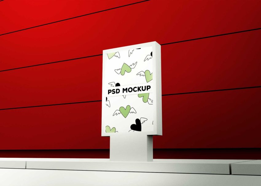 Free PSD Mockups 2 Free Outdoor Advertisment Branding Mockup