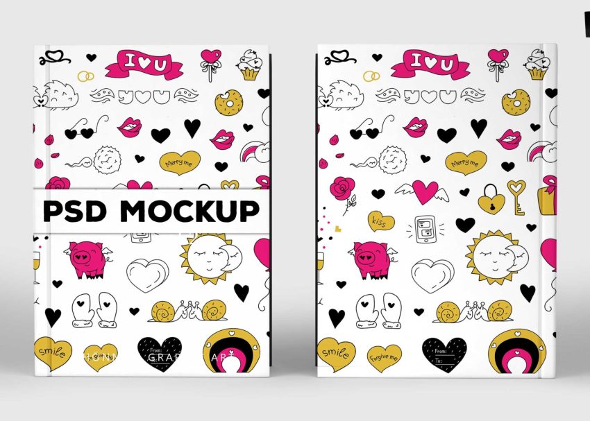 Free PSD Mockups 8 Photorealistic Book Mock-up