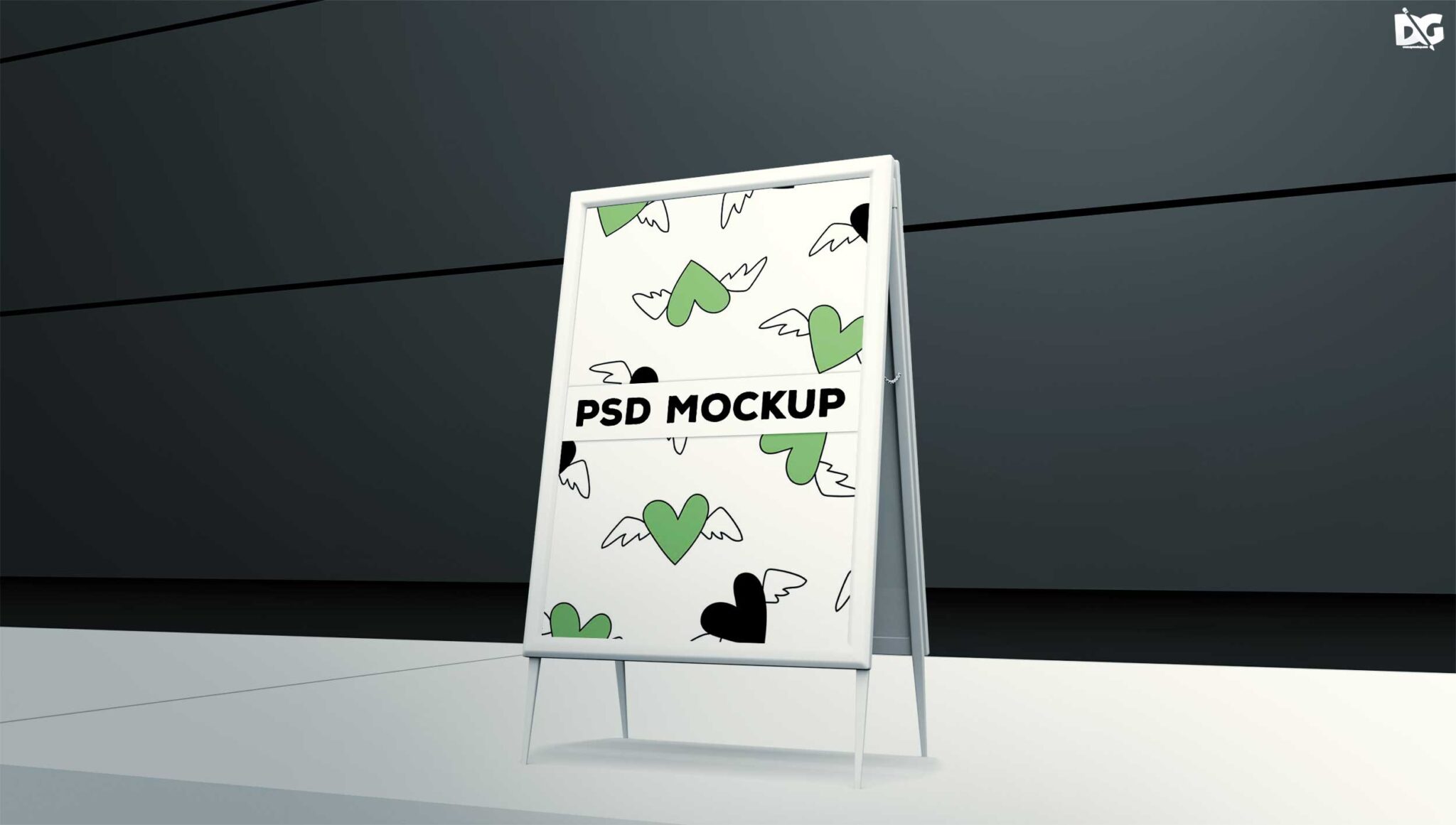 Free Premium Banner Tent Mockup