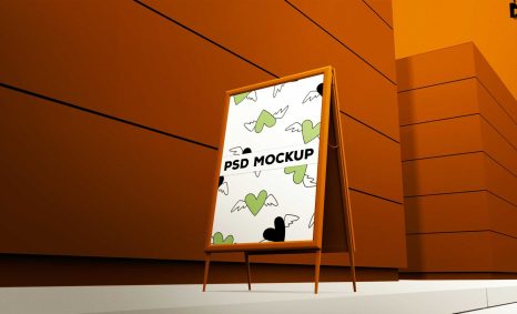 Free Table Tent Mockup