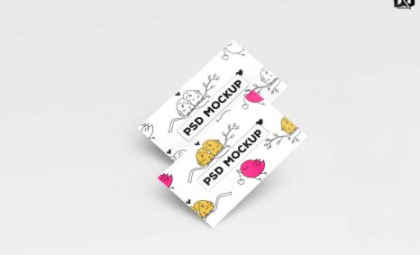 Stylish Pink Business Card Mockup Download 14 Free Business Card Mockup