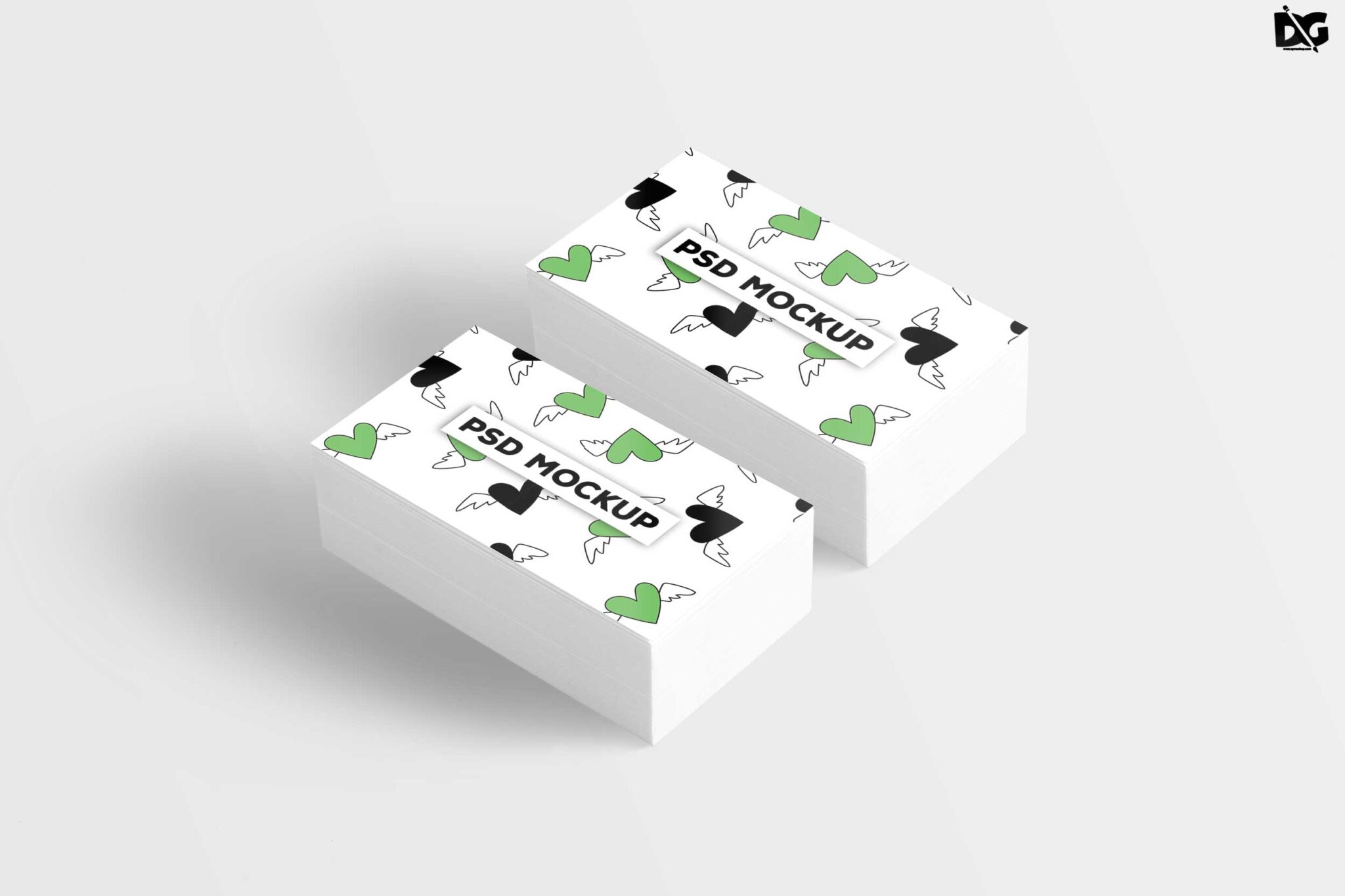 Free Clean Business Card Mockup