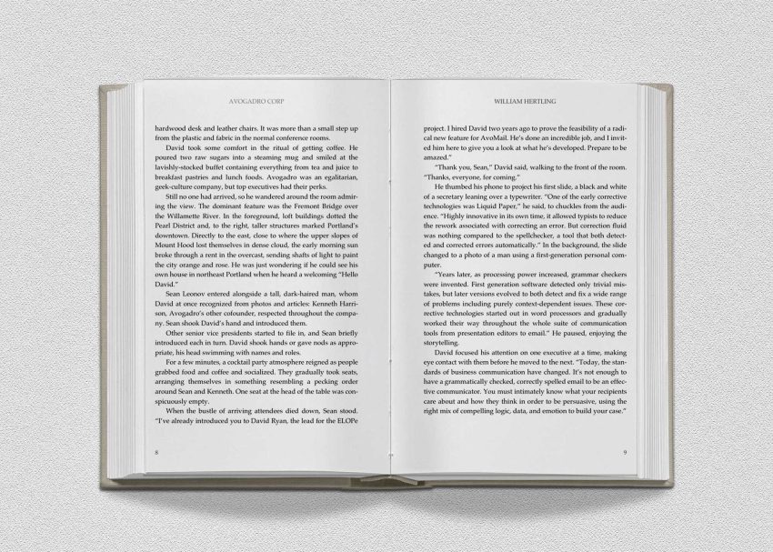 Free Open Book Mockup