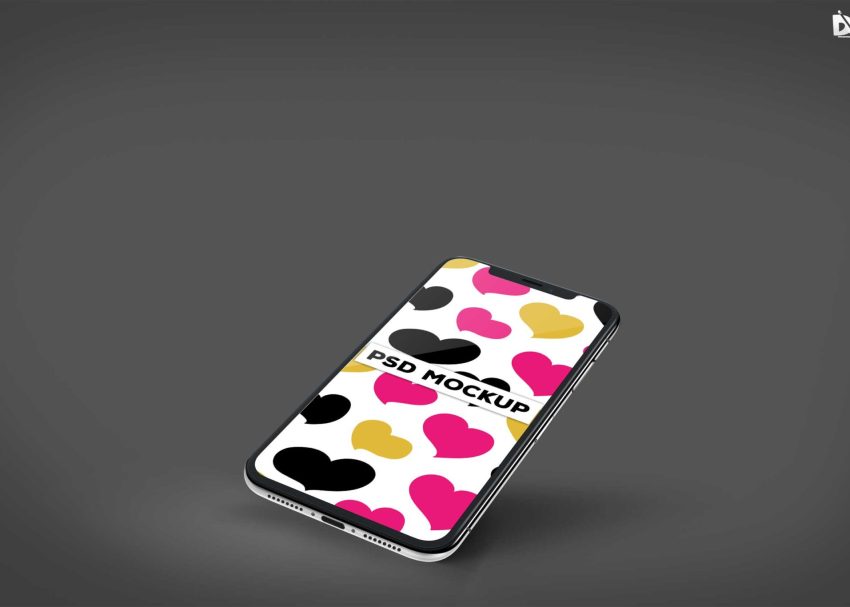Free PSD Mockups 3 iphone X Psd Mockup